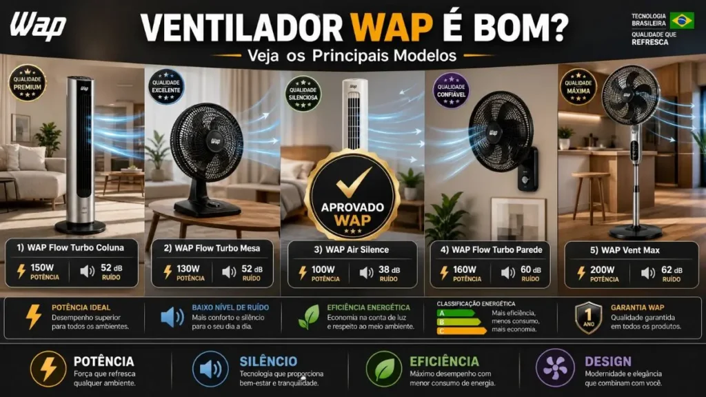 Ventilador WAP é Bom? Conheça os Melhores Modelos pra 2026