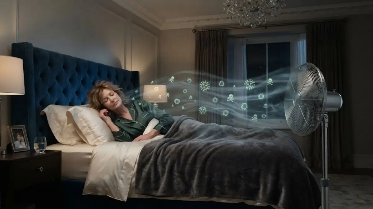 Dormir com ventilador ligado faz mal? O que você precisa saber