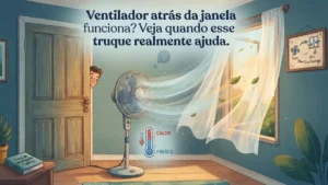 Ventilador atrás da janela funciona? Veja quando esse truque realmente ajuda