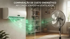 Ventilador ou ar-condicionado: qual pesa mais na conta de luz?